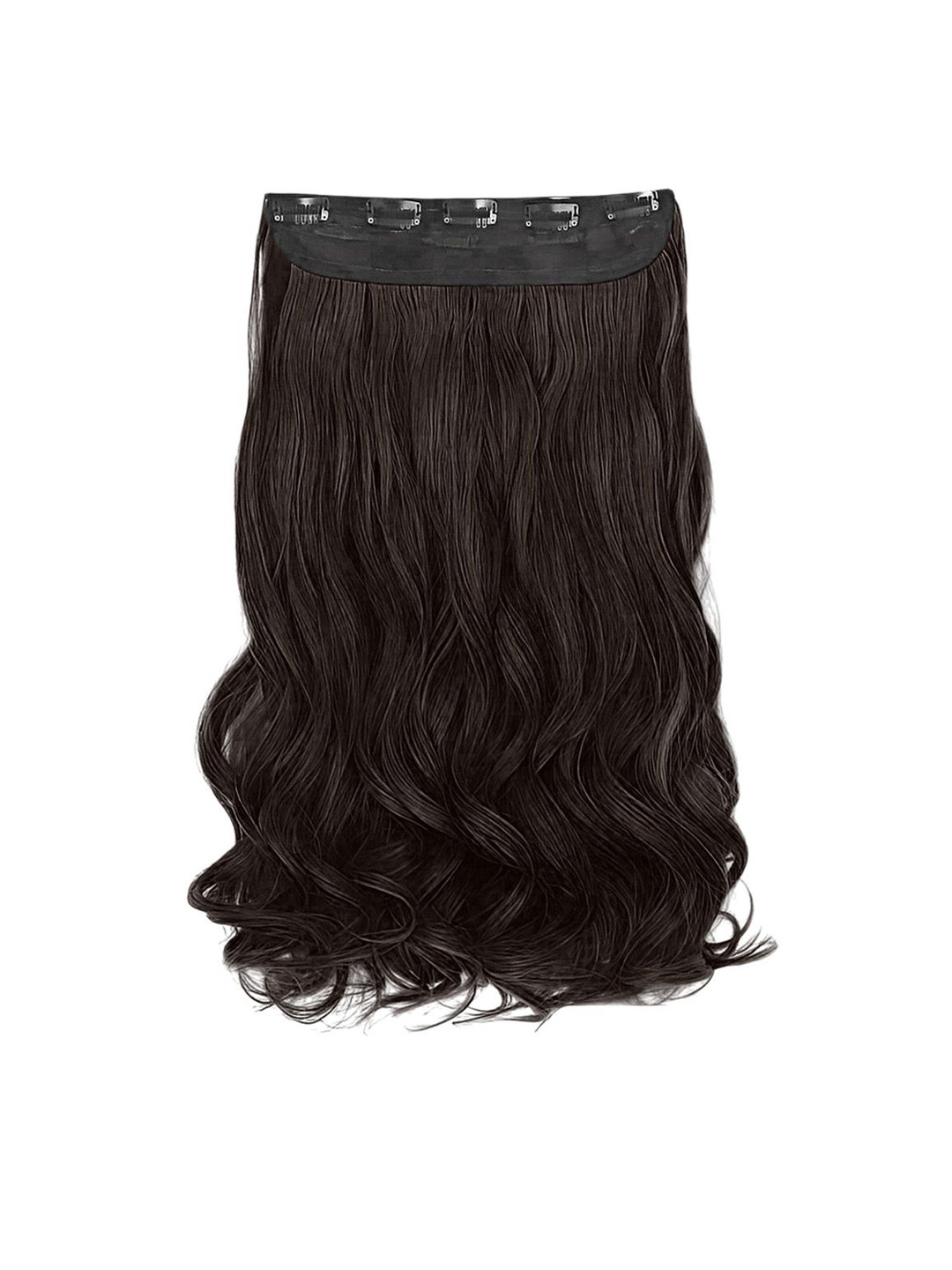 VIEWS Wavy Clip-In Hair Extension - Brown - 24 In