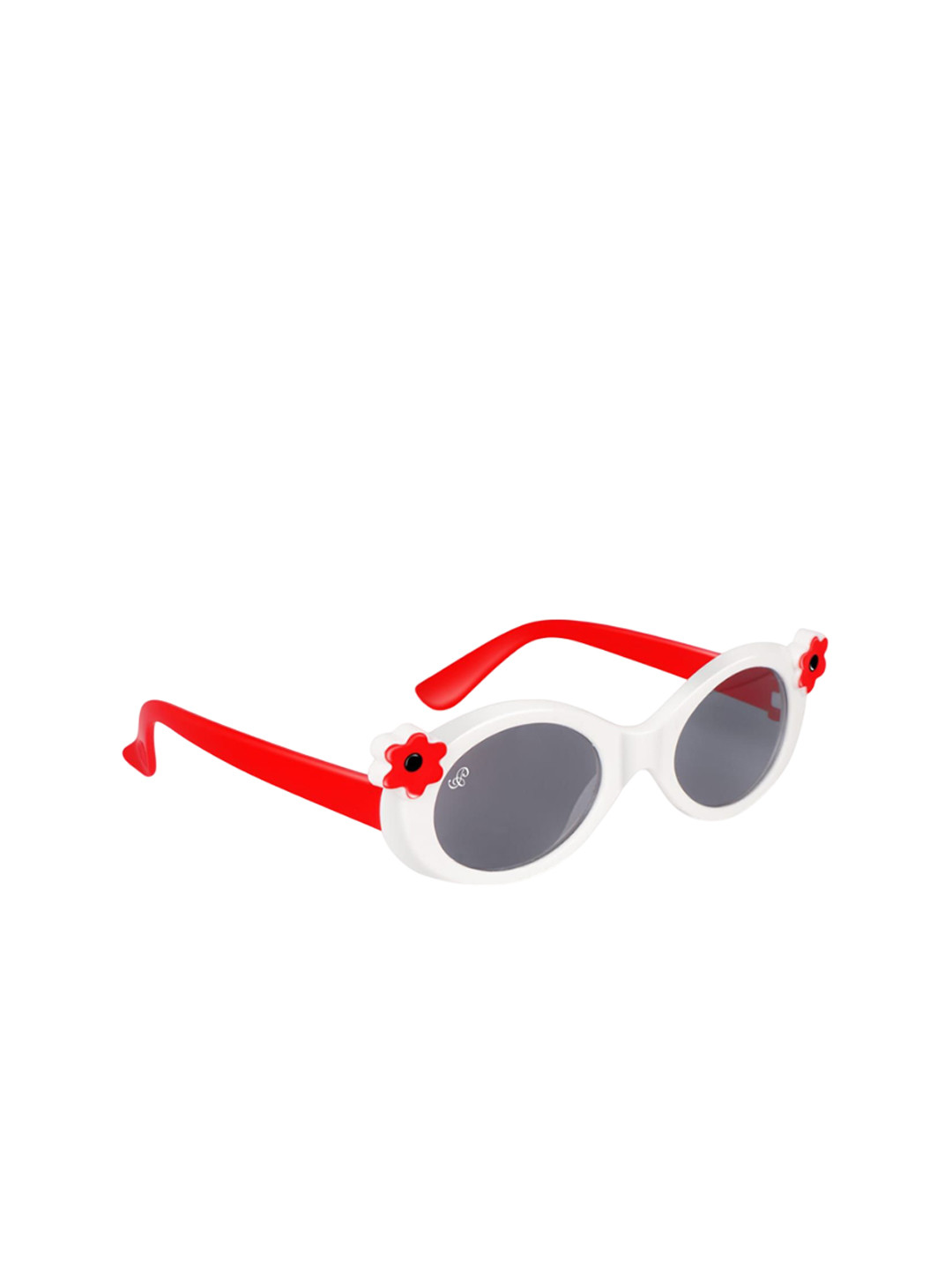 PIRASO Girls Cateye Sunglasses with UV Protected Lens 17076 RED WHITE