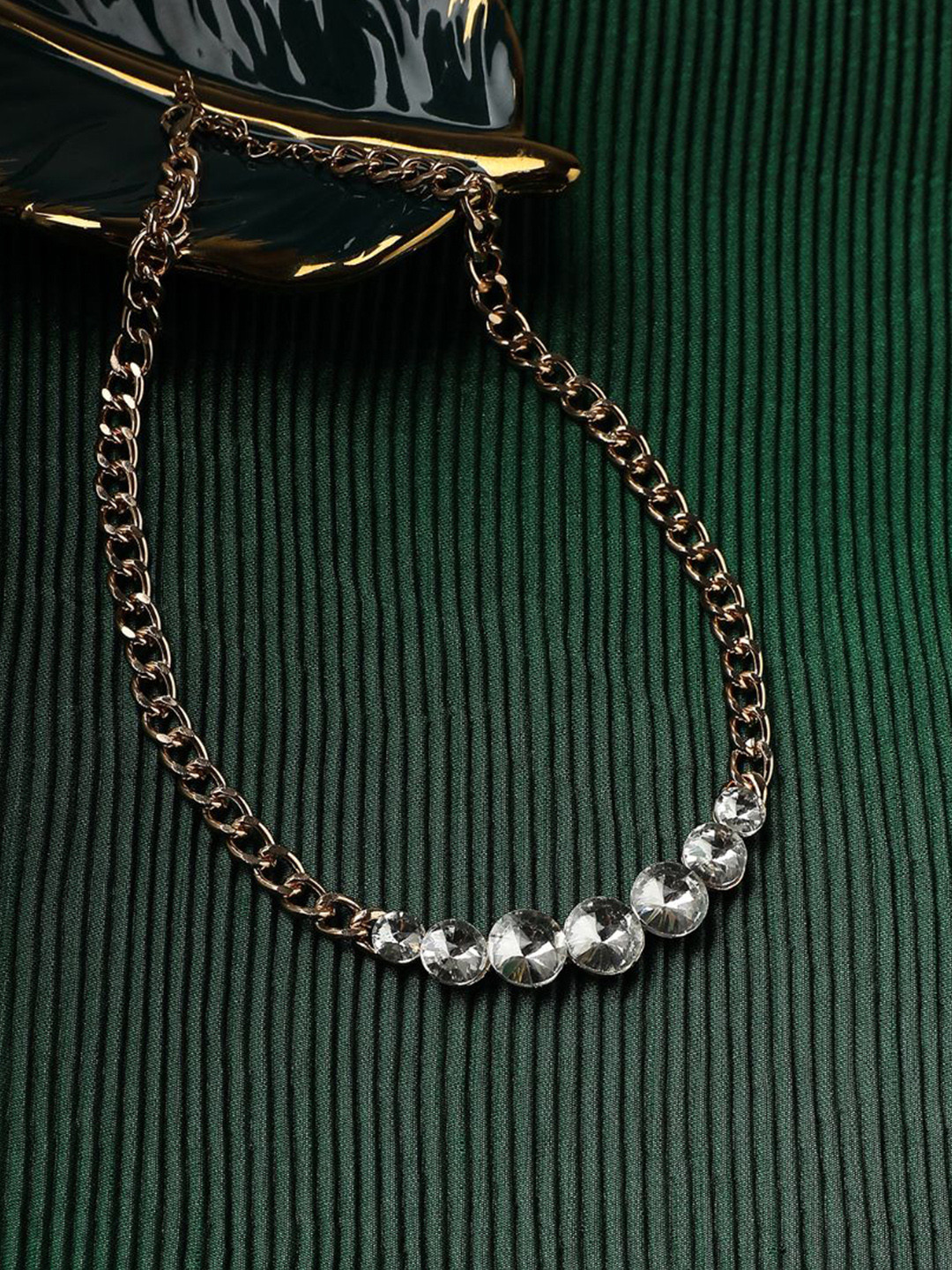 DressBerry Aurora Whisper Collar Gold-Plated Necklace