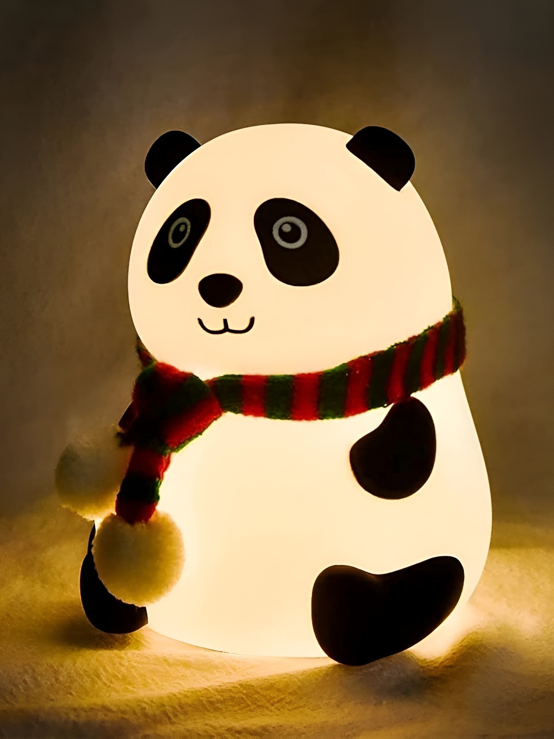 Glowserie White Colourblocked Metal Semi-Sphere Table Lamp