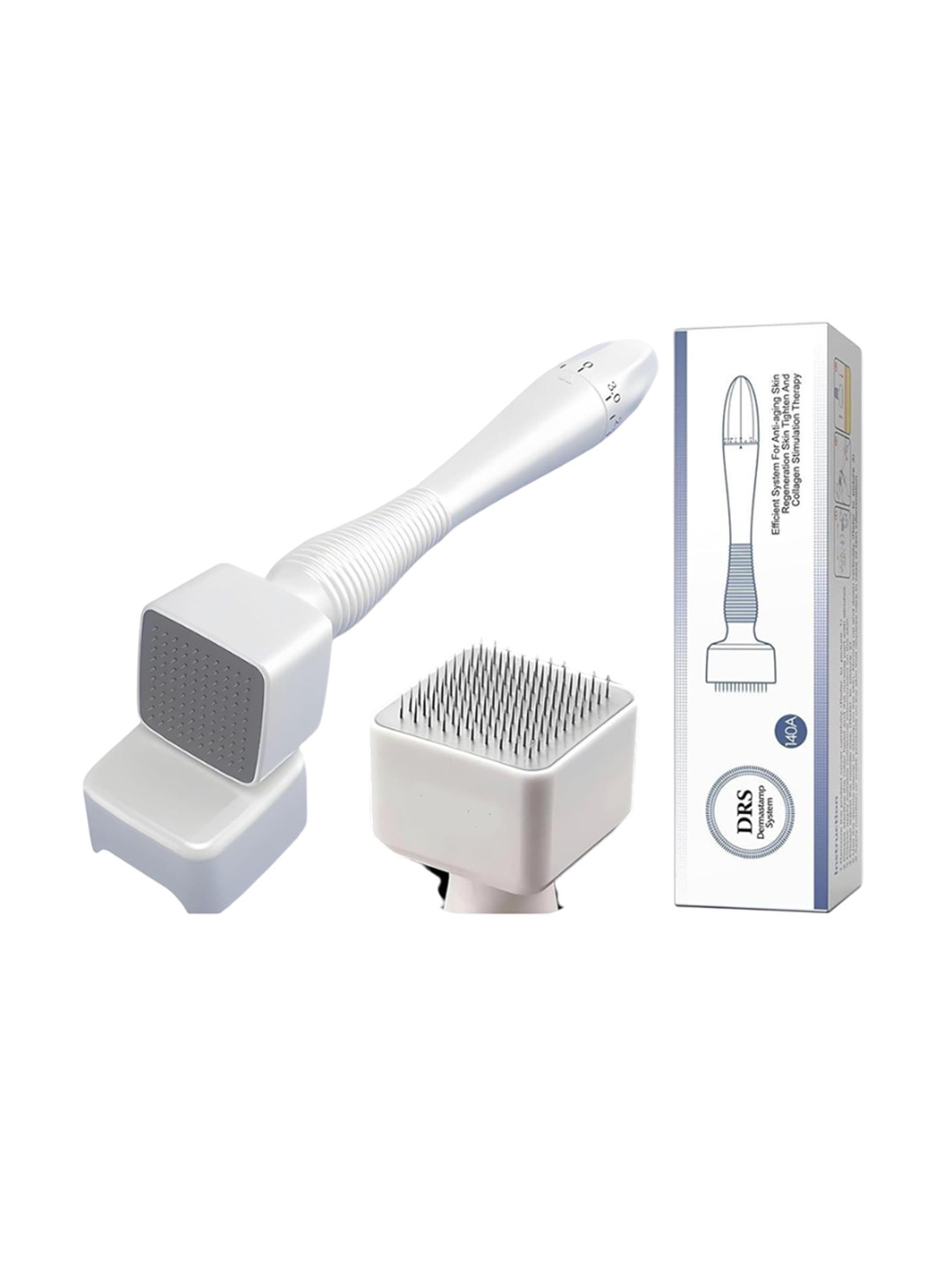 Drosselz 140 Microneedles Adjustable Derma Stamp - 0.3 mm