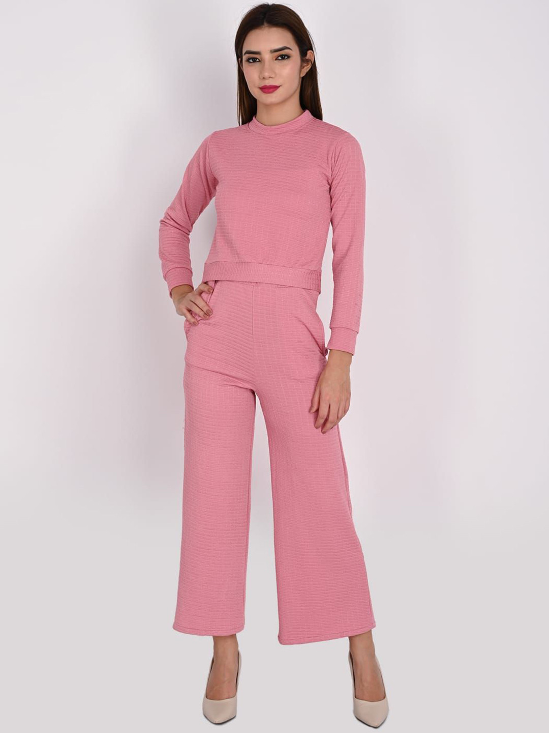 ORIEX THE ORIGINAL FASHION Round Neck Top & Trouser Co-Ord Set