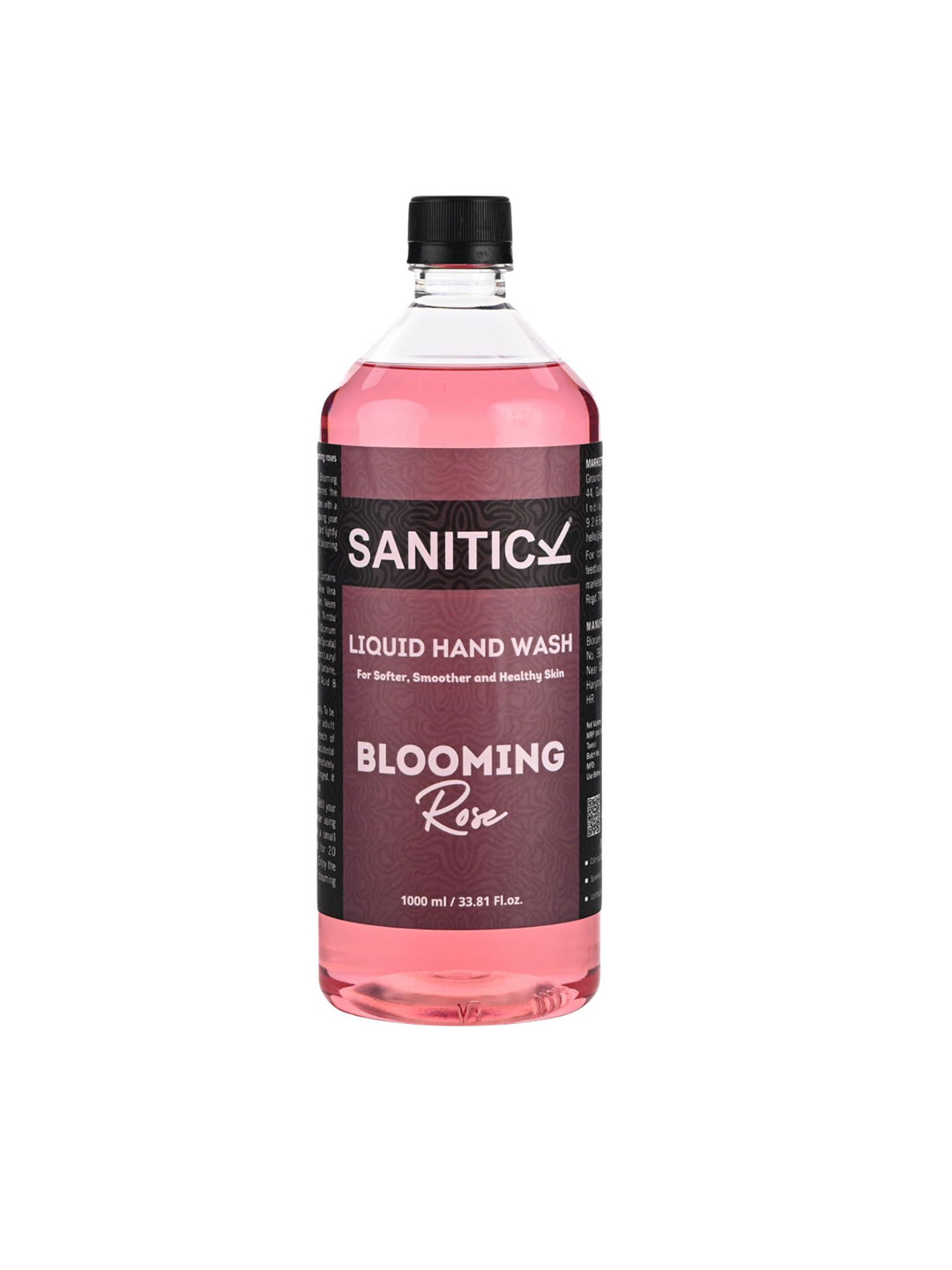 SANITICK Blooming Rose Liquid Handwash- 1000 ml