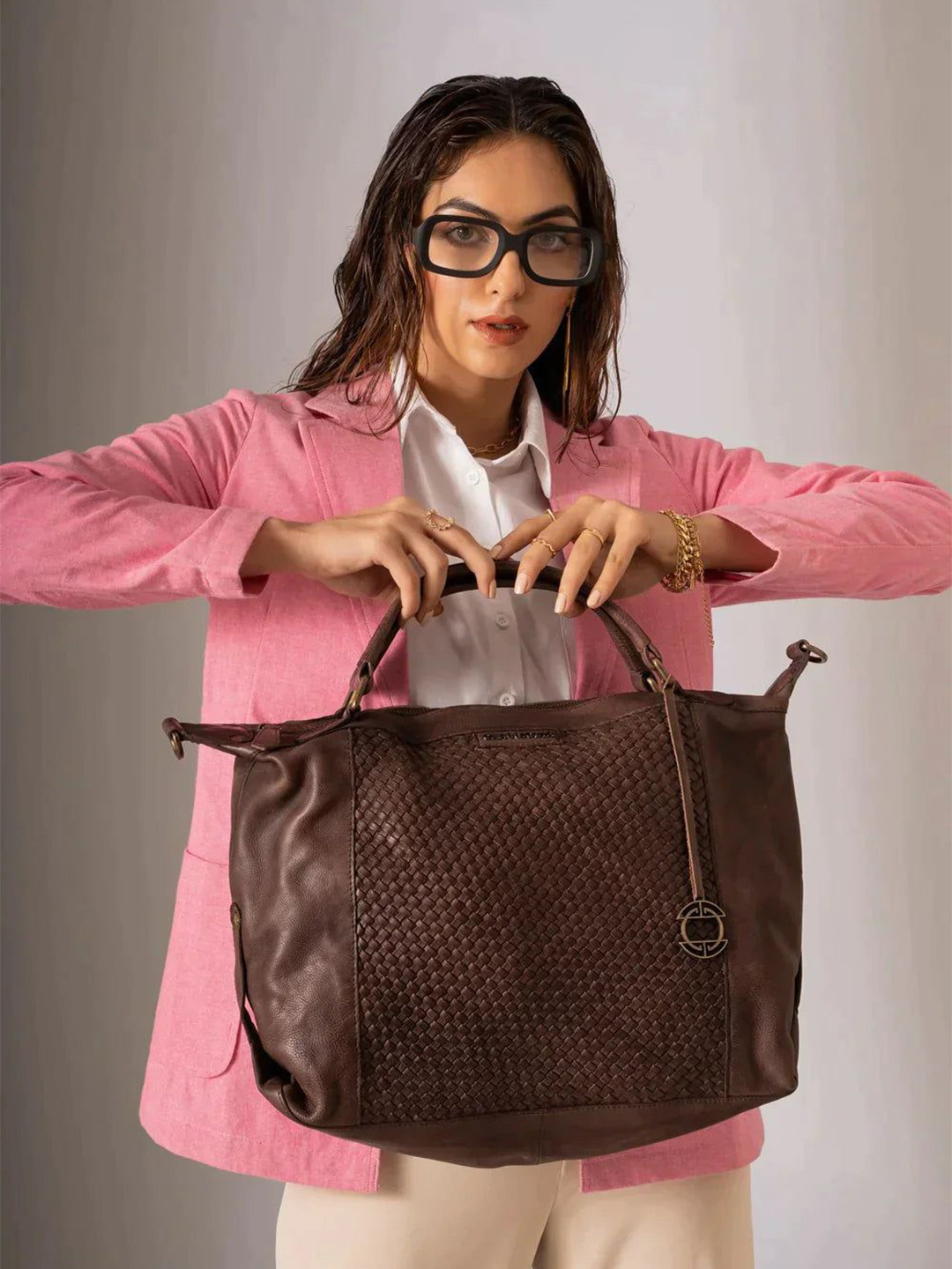 CLASSICUIR Strasbourg Large Bowler Bag