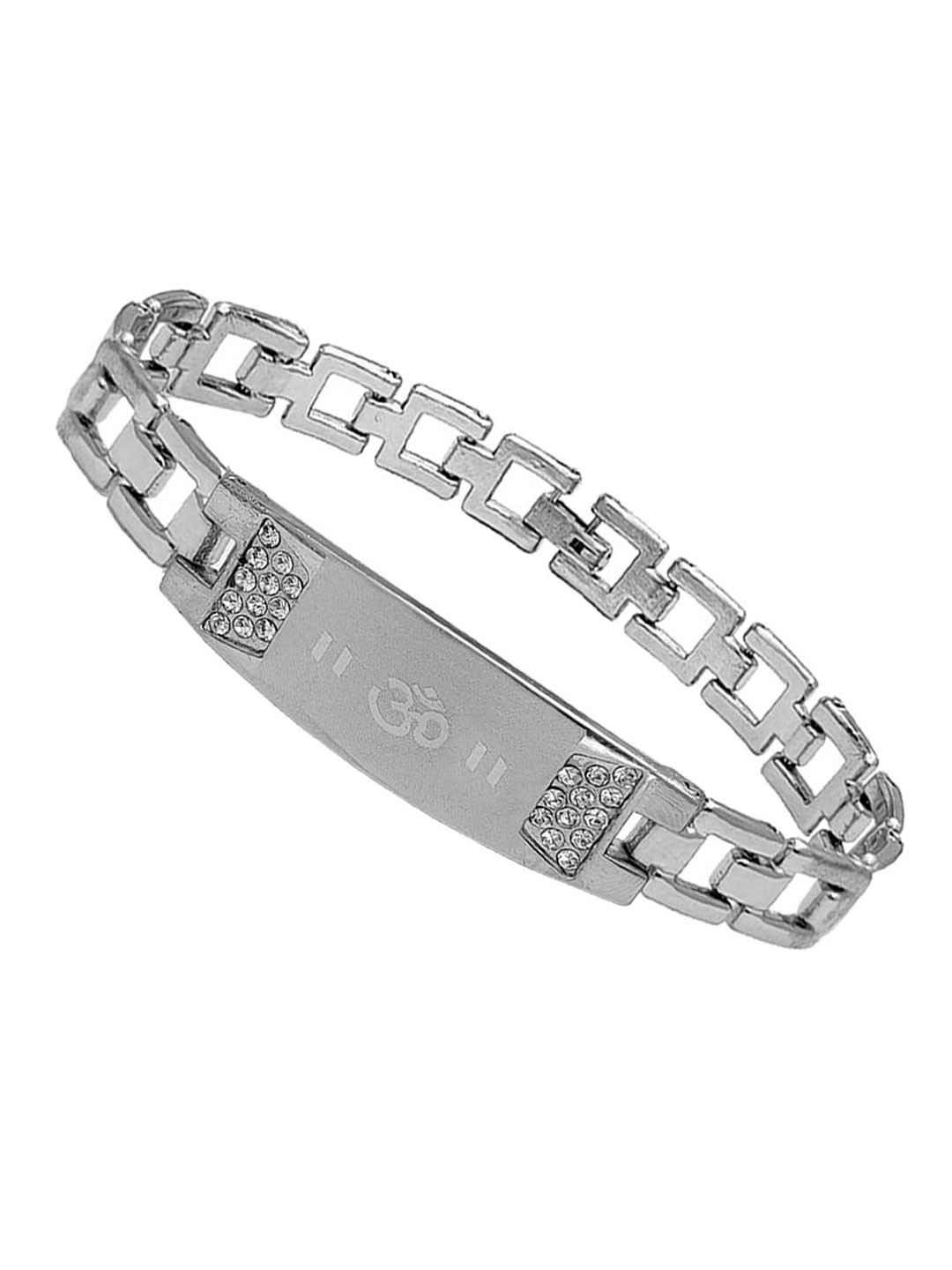 M Men Style Men Religious Link Bracelet