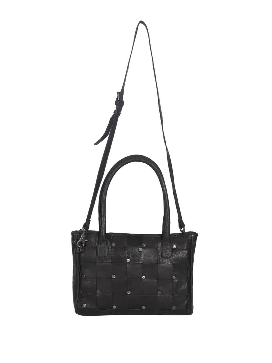 CLASSICUIR Versailles Woven Bowler Bag