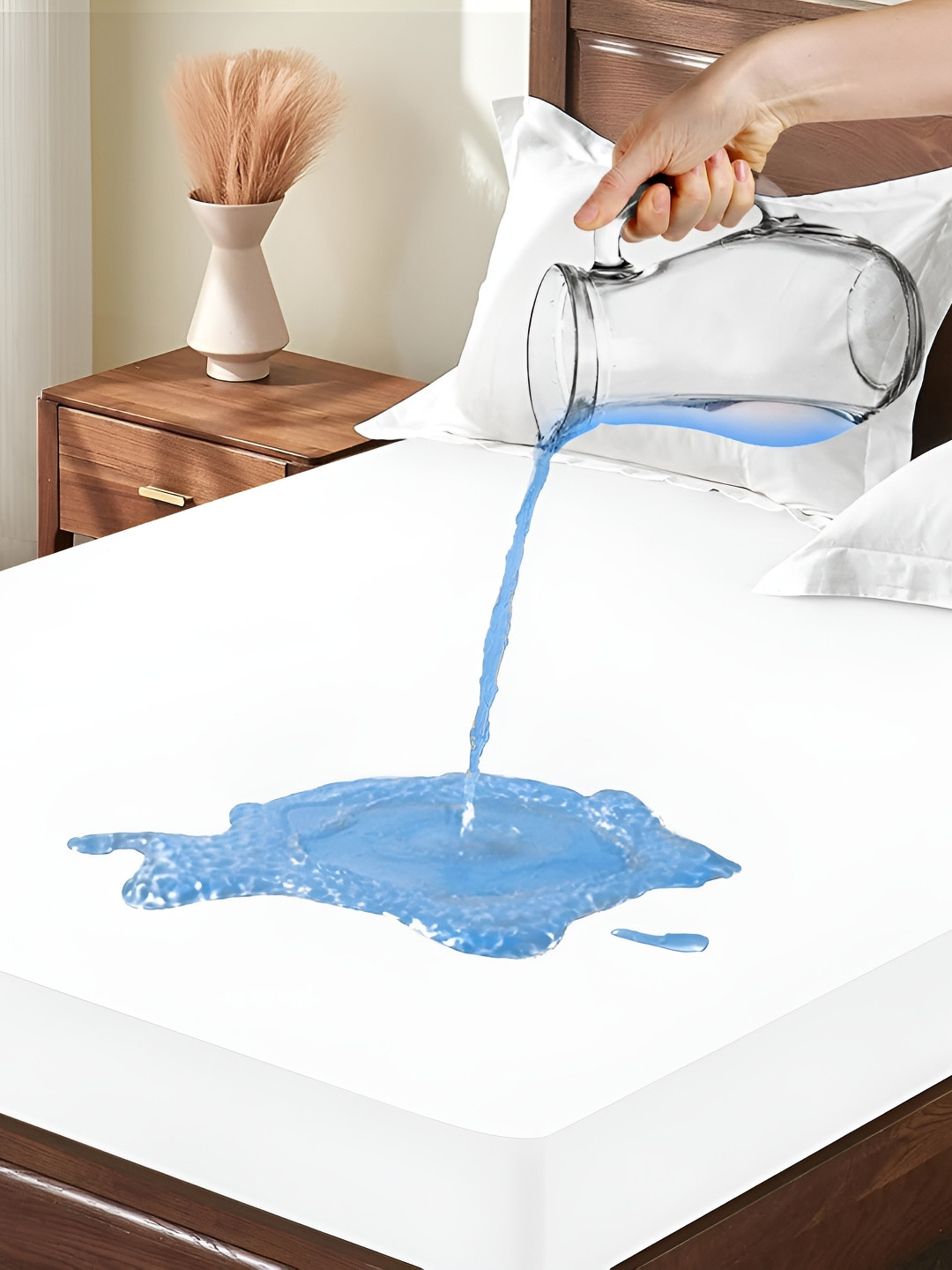 Ultrasleep White Terry Water Resistant Mattress Protector