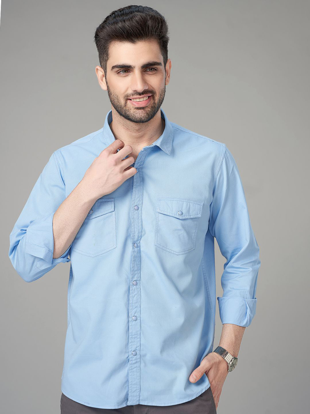 Monterrey SF Men Smart Slim Fit Casual Shirt