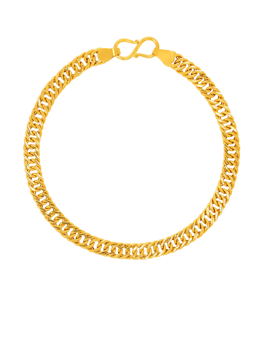BHIMA Jewels 22K BIS Hallmark 916 Purity  Gleaming Gold Chain Bracelet