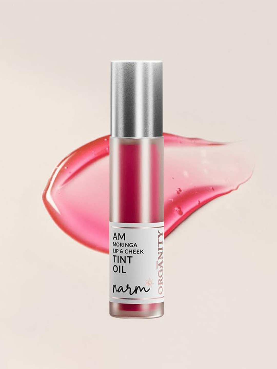 Organity AM Narm Moringa Lip & Cheek Tint Oil- 10 ml