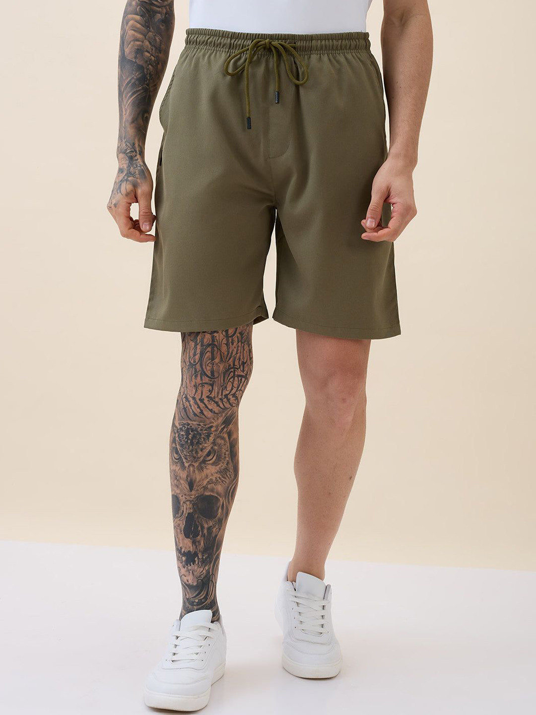 Status Quo Men Regular Fit Drawstring Shorts