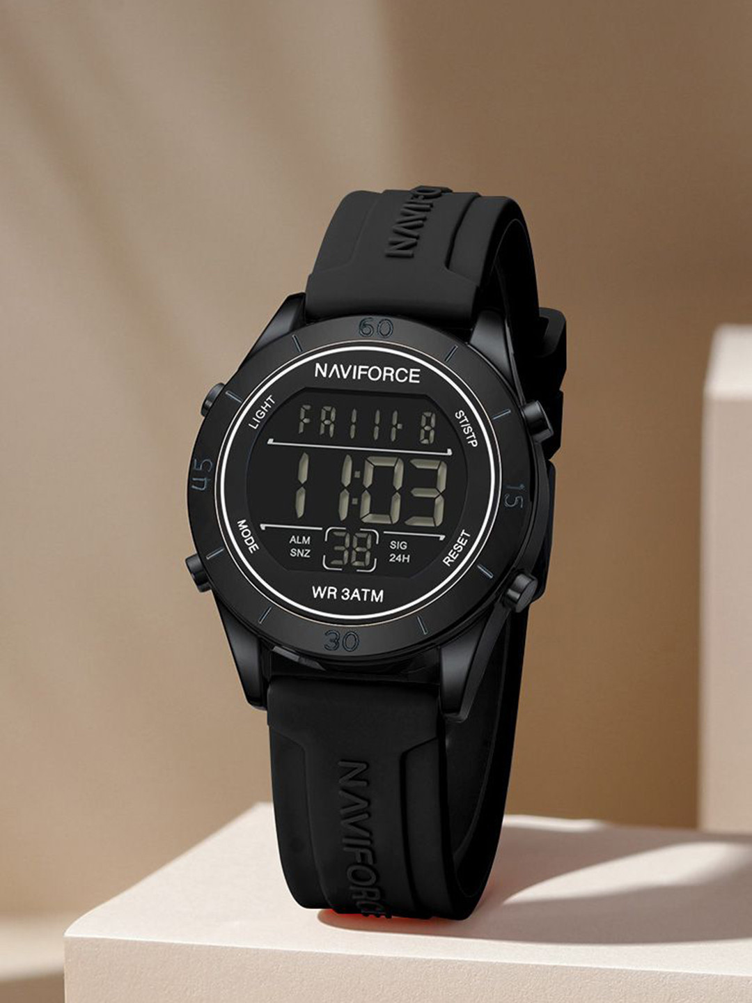 Naviforce Women Dial & Straps Digital Watch NF5054_B W B