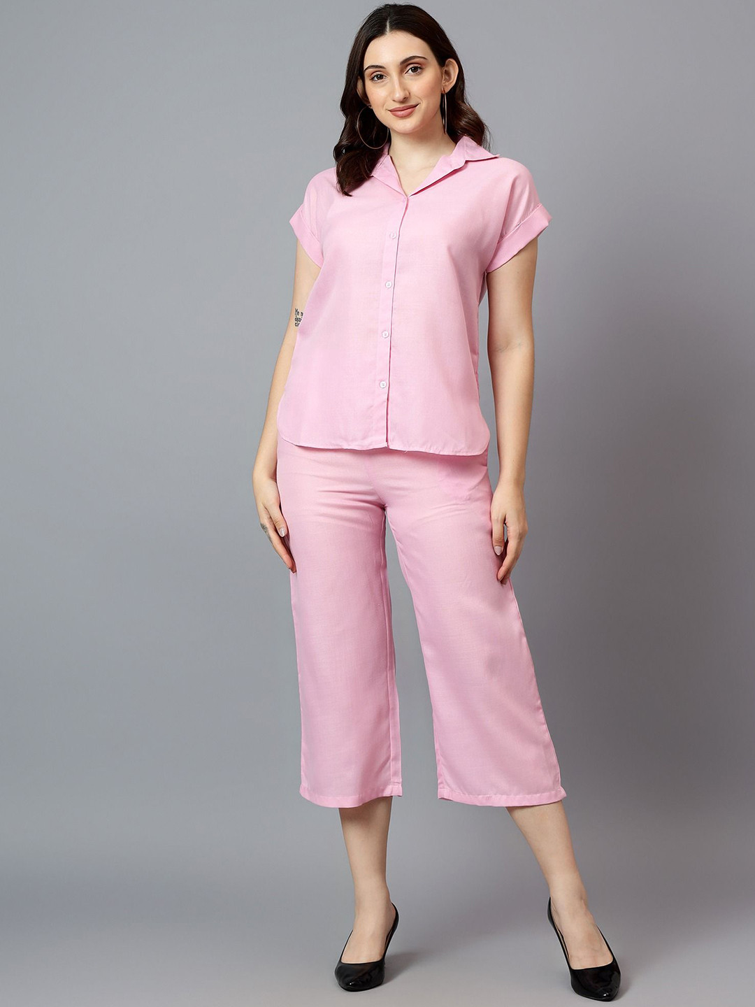 BEACH & HILL Collared Shirt & Trouser Co-Ord Set