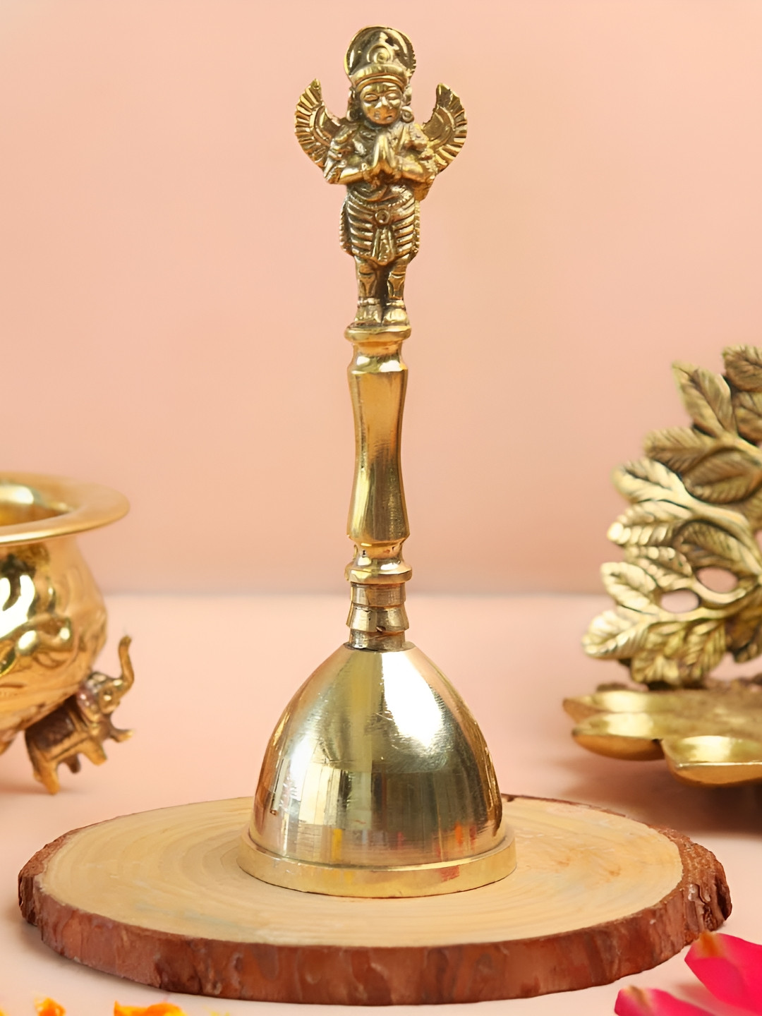 The Spiritual Living Black Textured Garud Bell