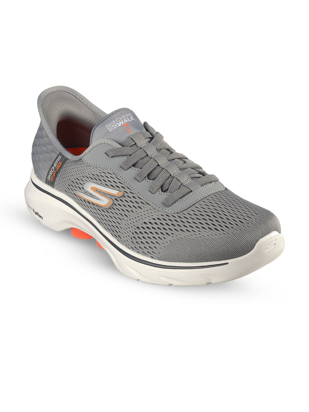 Skechers Men GO WALK 7 - FREE HAND 2 Slip Ins Walking Shoes