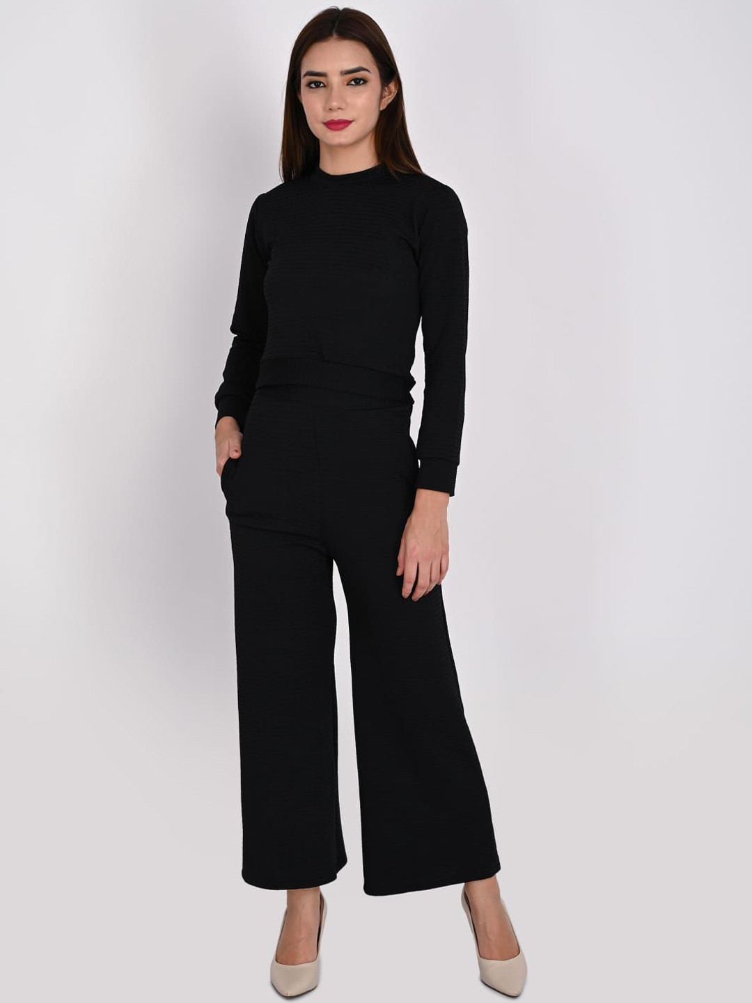 ORIEX THE ORIGINAL FASHION Round Neck Top & Trouser Co-Ord Set