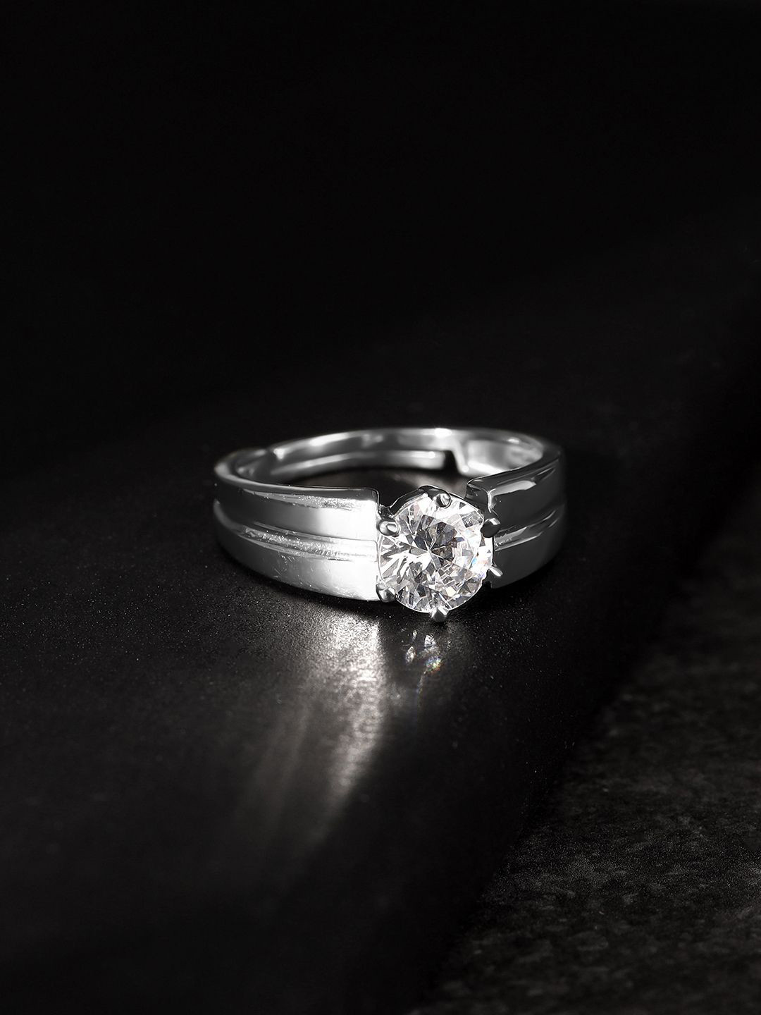 GIVA 925 Silver Gallant Band For Him Adjustable y