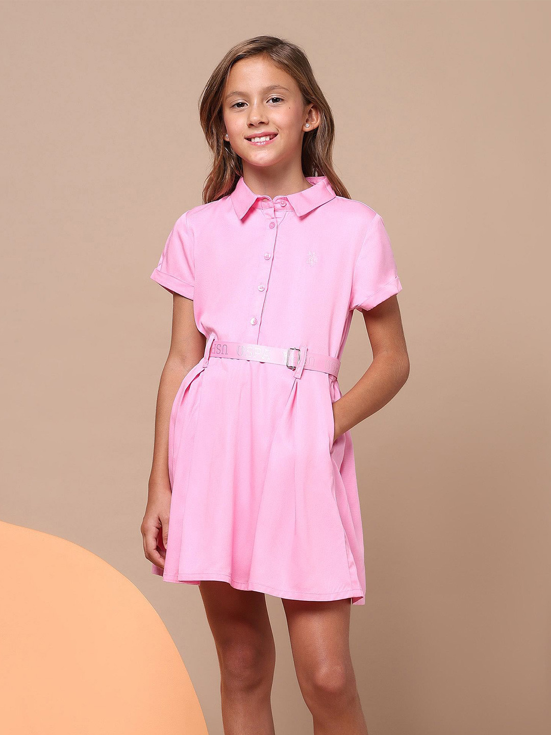 U.S. Polo Assn. Kids Shirt Mini Dress
