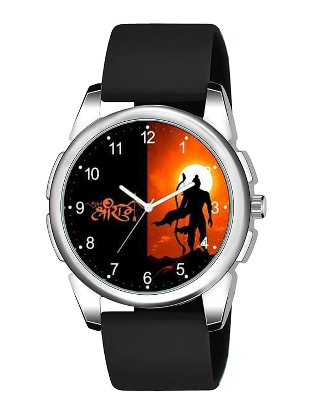 JUST LIKE Men Dial & Straps Analogue Watch 883 111 ram bk silicon