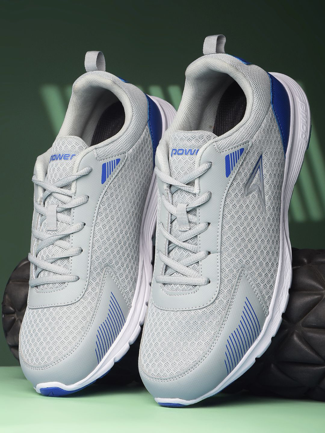 Power Men Textured Canvas Lace-Ups Sneakers