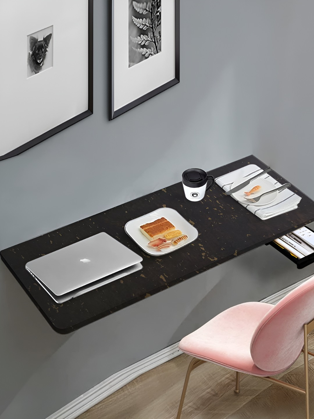 Torche Black Wooded Study Table