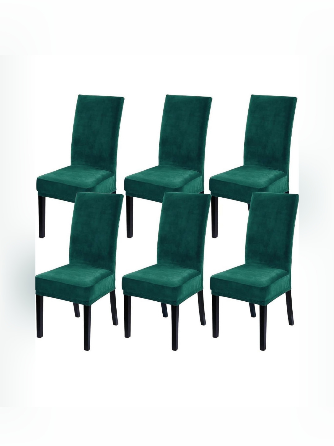 GIFTS ISLAND Set Of 6 Green Chair Covers