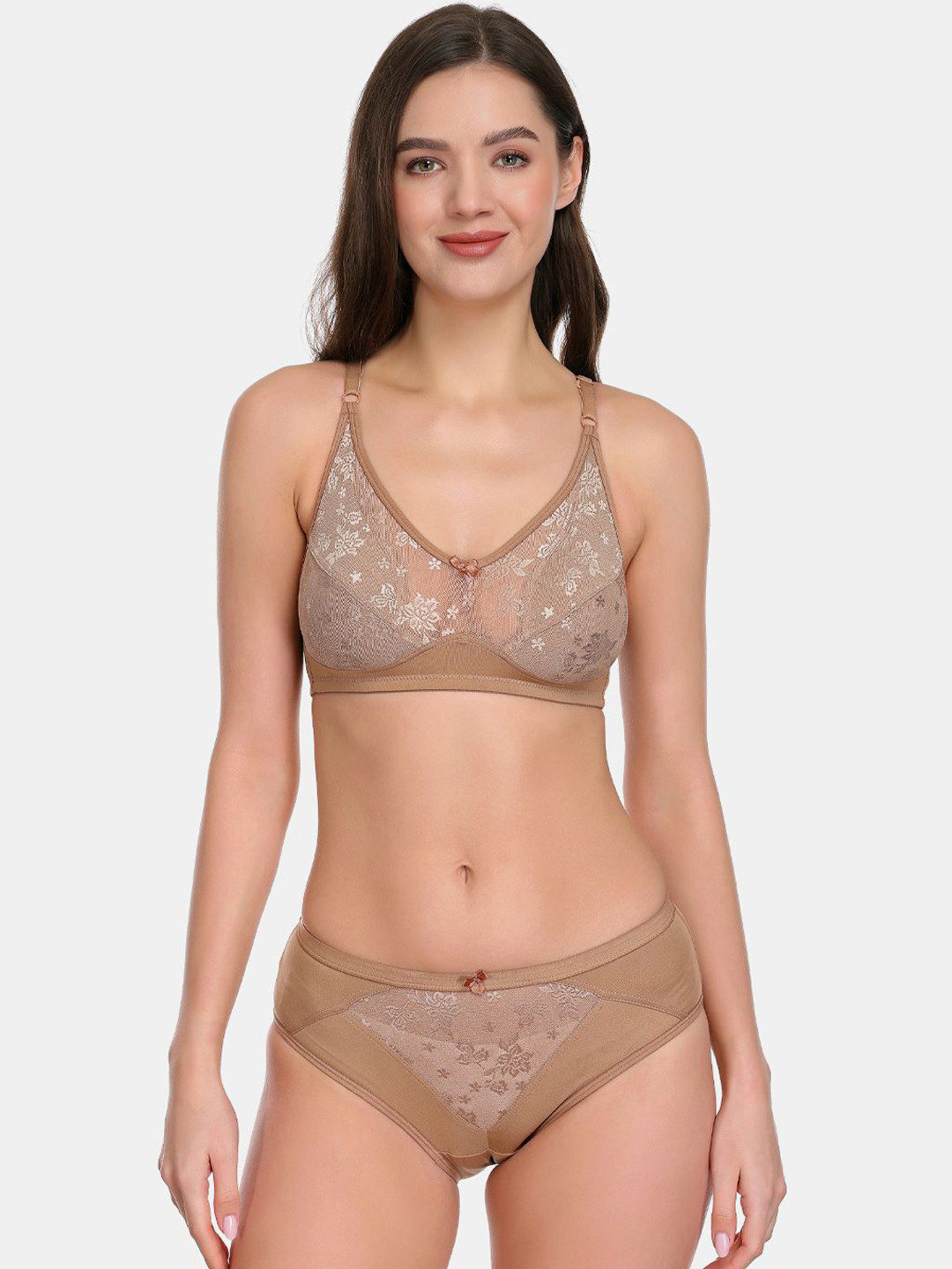 SKDREAMS Self Design Non-Padded Lingerie Set Prada-N-1set