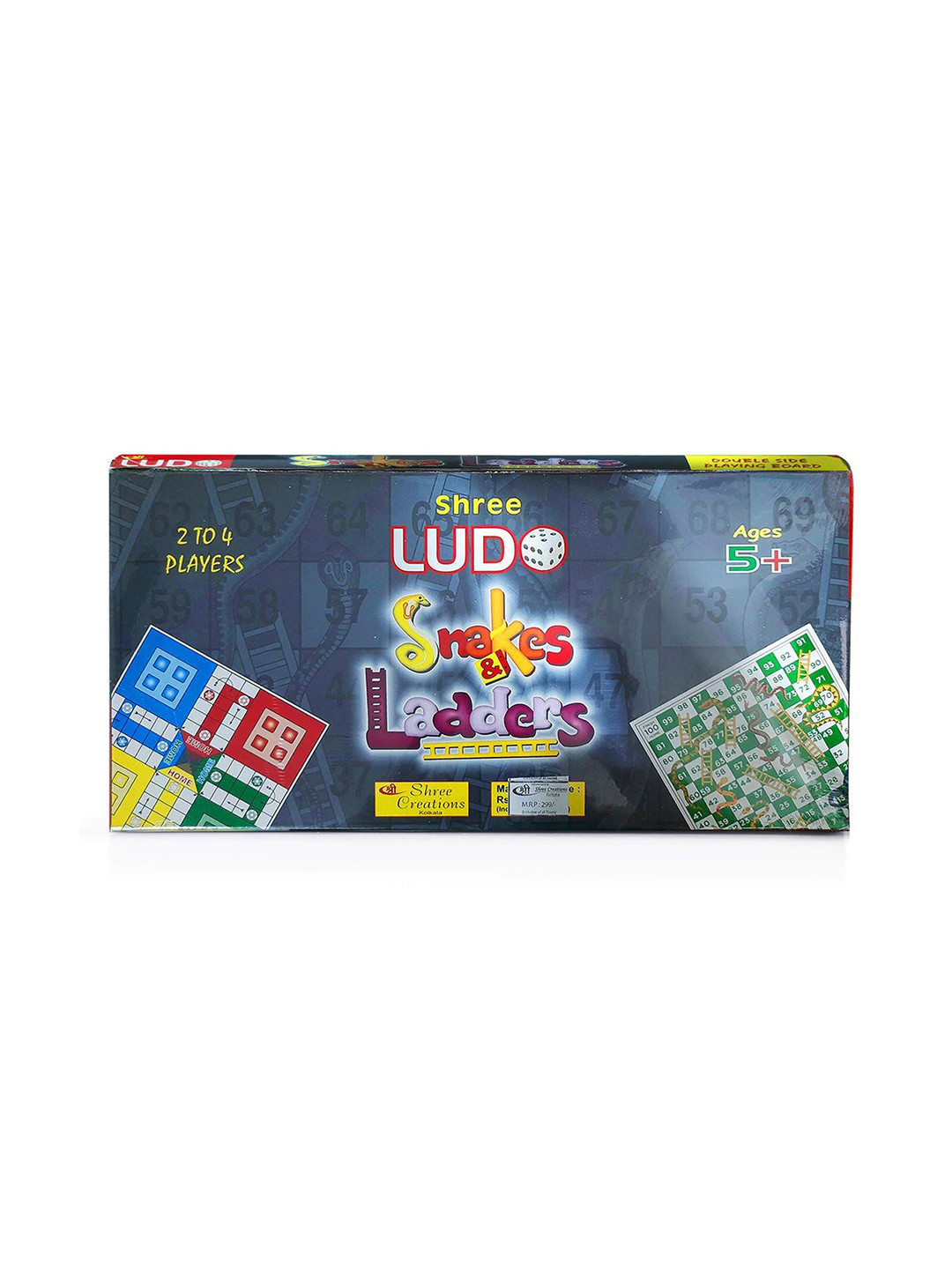 YK X Kids Mandi Ludo and Snake & Ladder Board Game