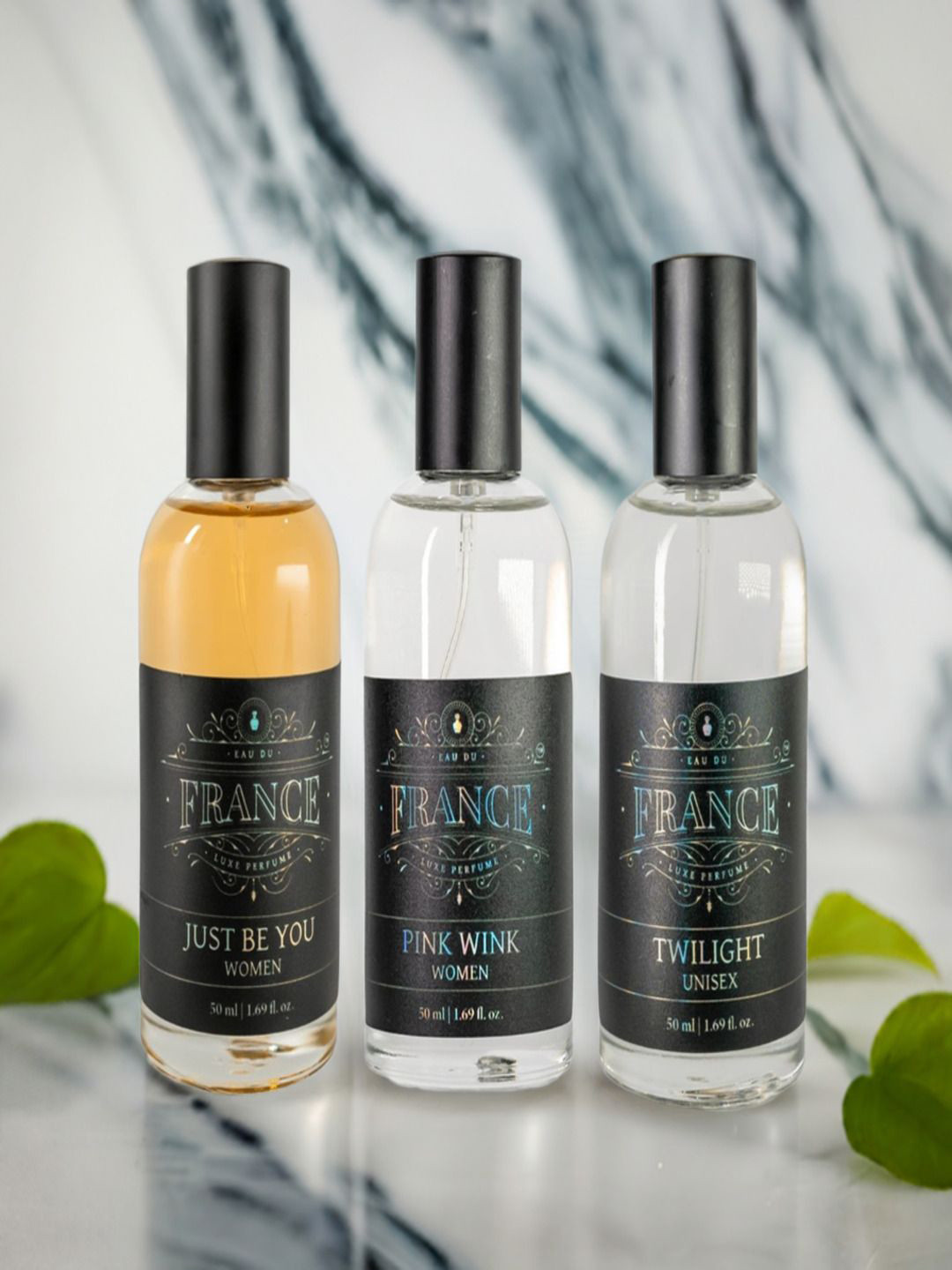 Eau DuFrance Set Of 3 Twilight With Just Be You & Pink Wink Eau De Parfum - 50 ml Each