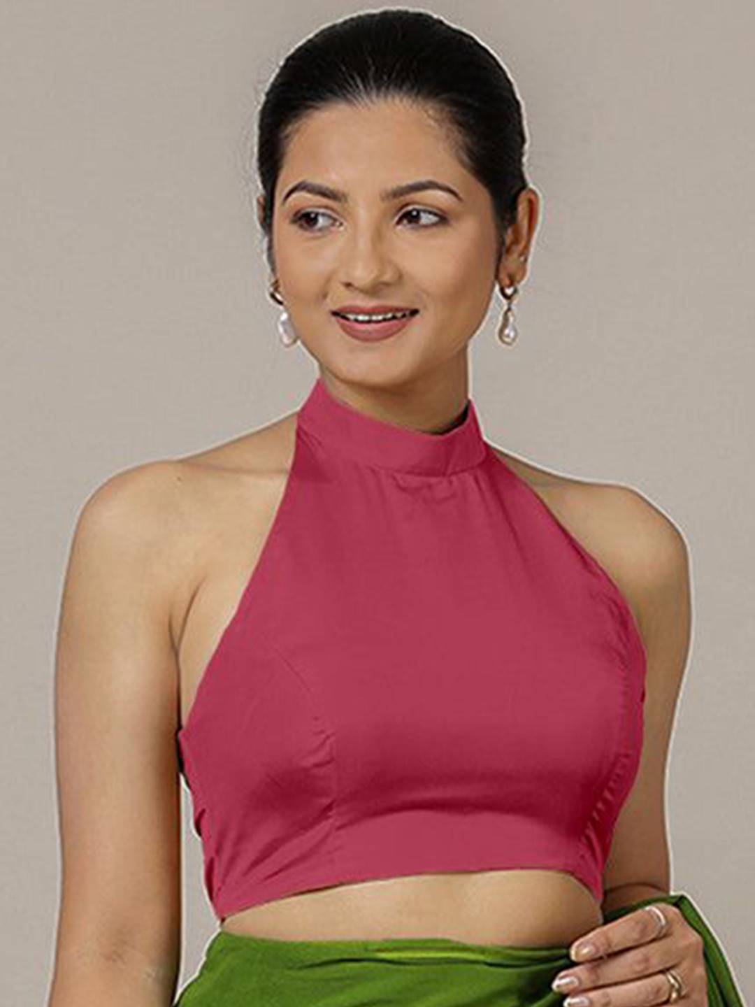 Binks Halter-Neck Saree Blouse