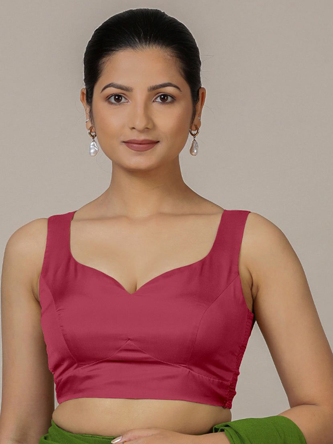 Binks Sweetheart-Neck Sleeveless FlexiFit Saree Blouse