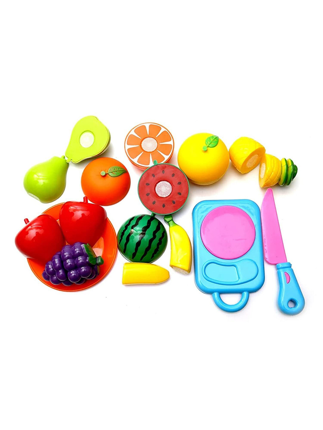 YK X Kids Mandi Slice & Play Fruit and Vegetable Set