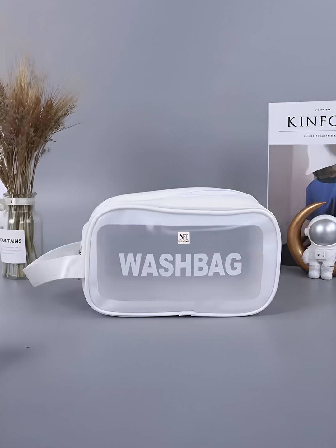 NFI essentials Typography Cosmetic Makeup Pouch