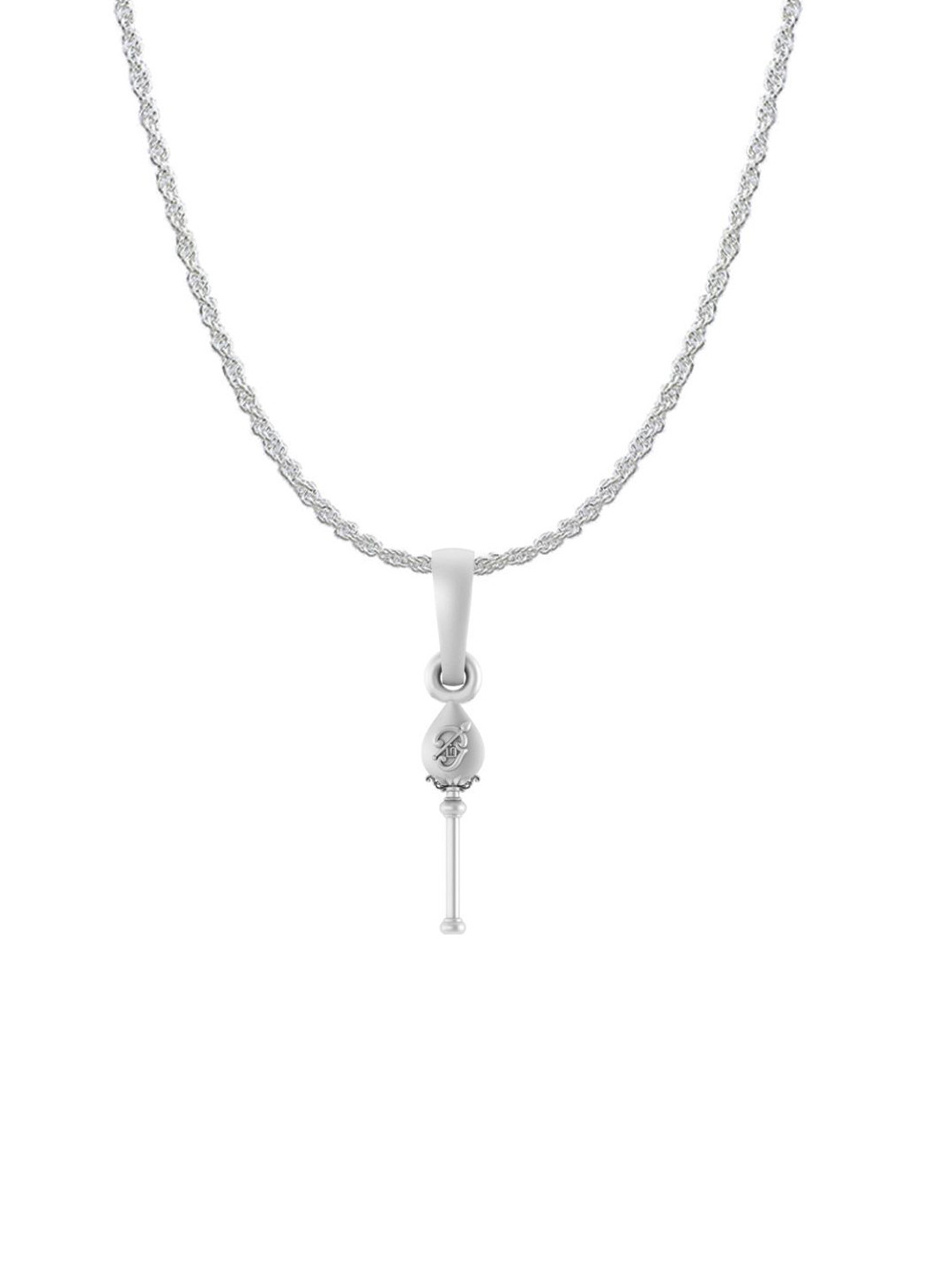 Metronaut Teardrop Shaped Pendants with Chains