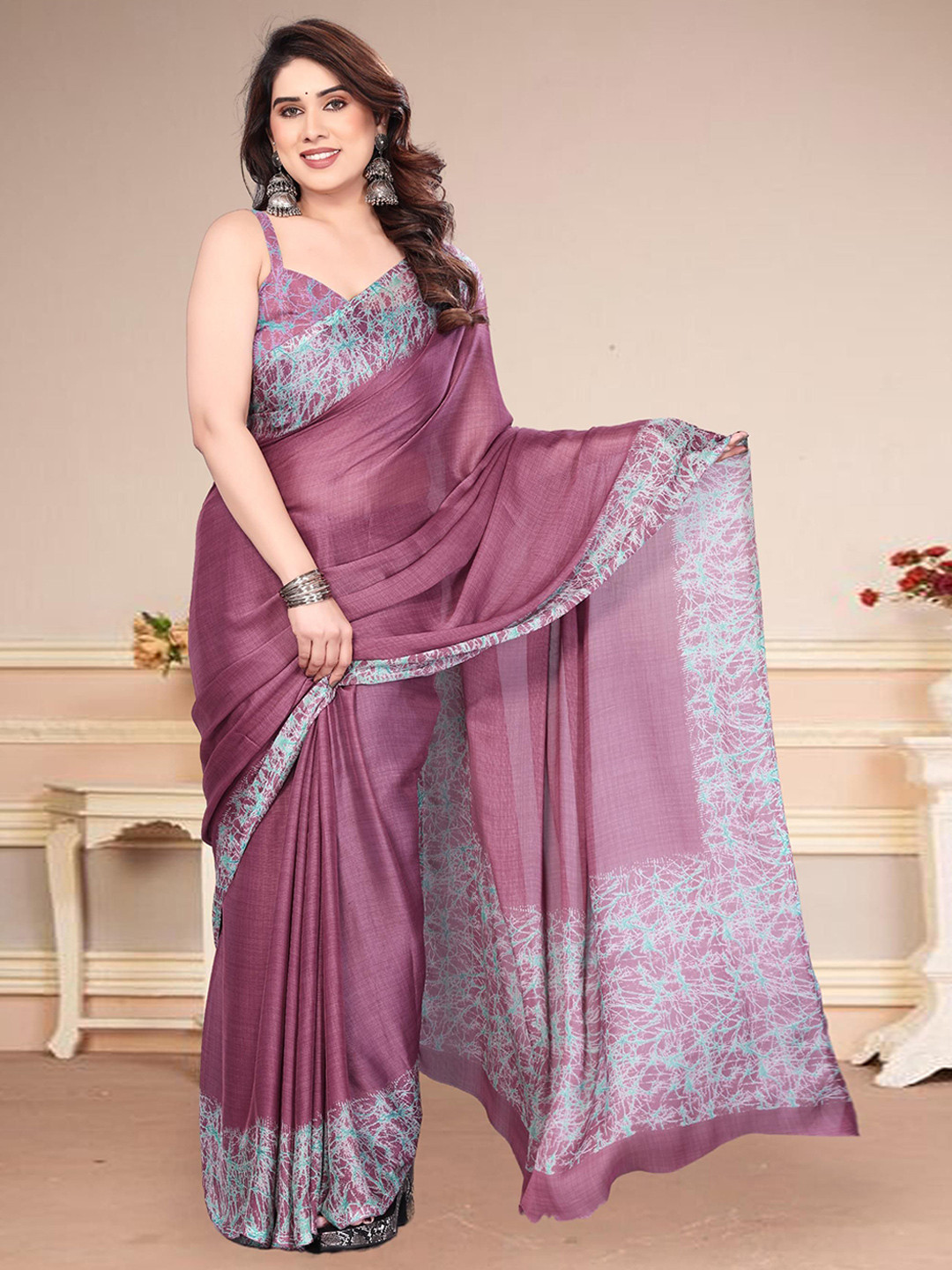 MAGNEITTA Pure Chiffon Saree