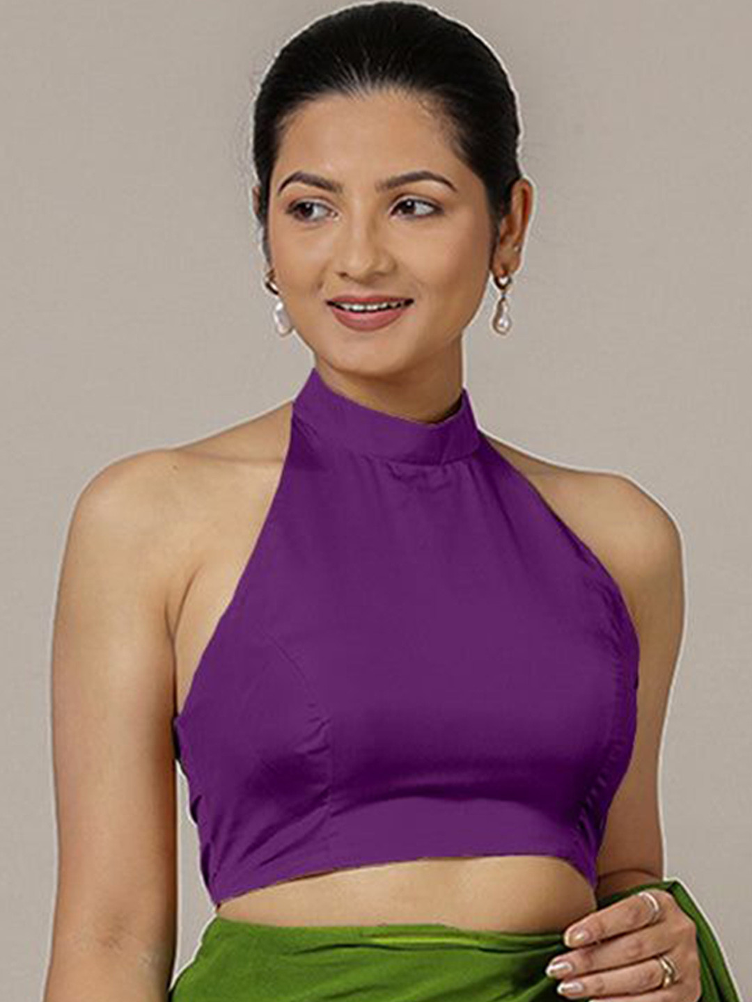 Binks Halter-Neck Saree Blouse