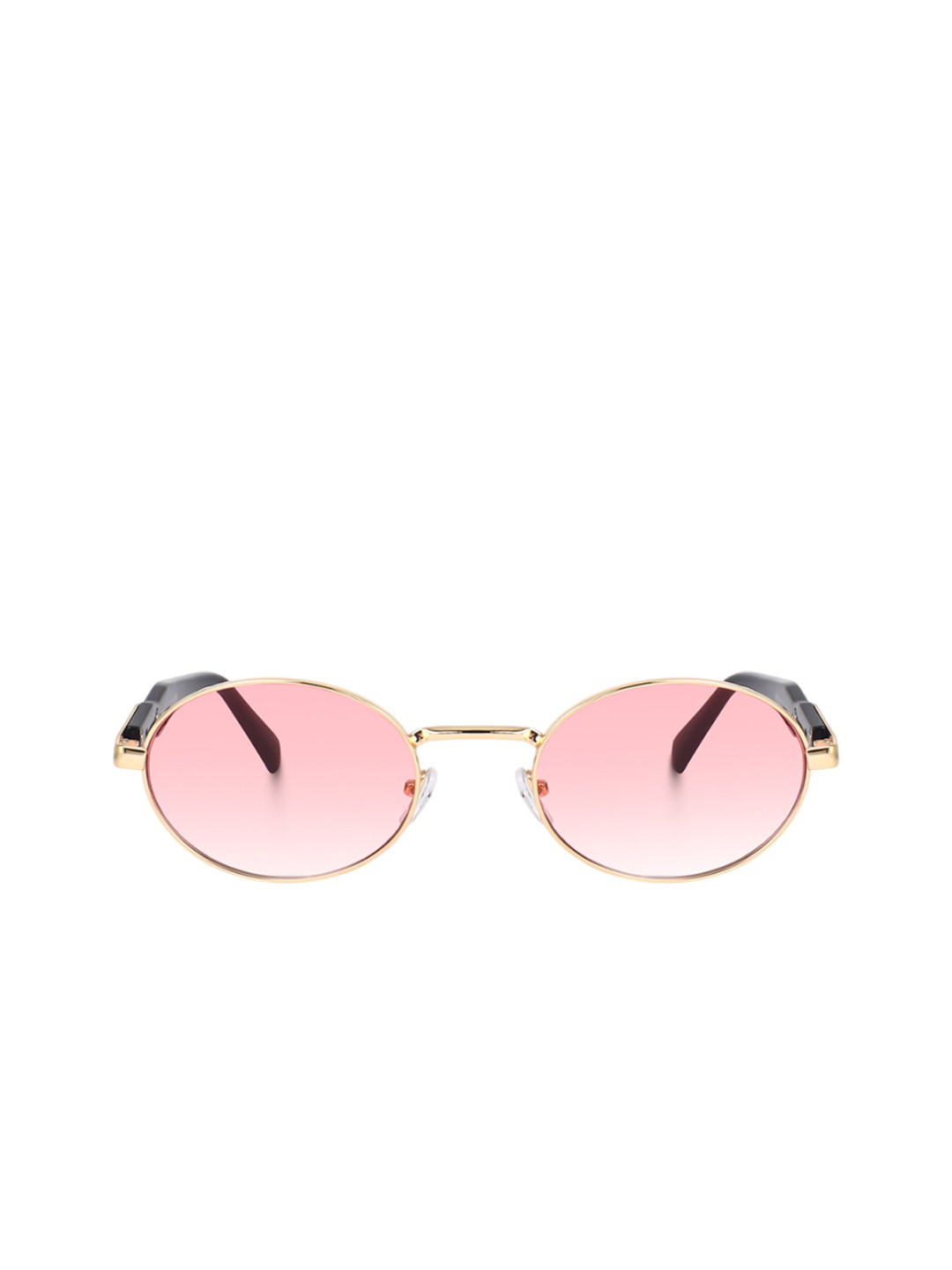 LIZA ANGEL Unisex Oval Sunglasses with UV Protected Lens CRM273_Golden_Pink_Graident
