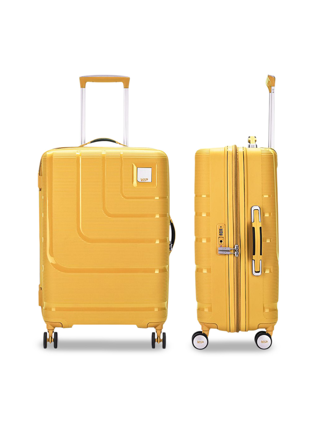 VIP Lexus Textured Hard-Sided Medium Trolley Bag