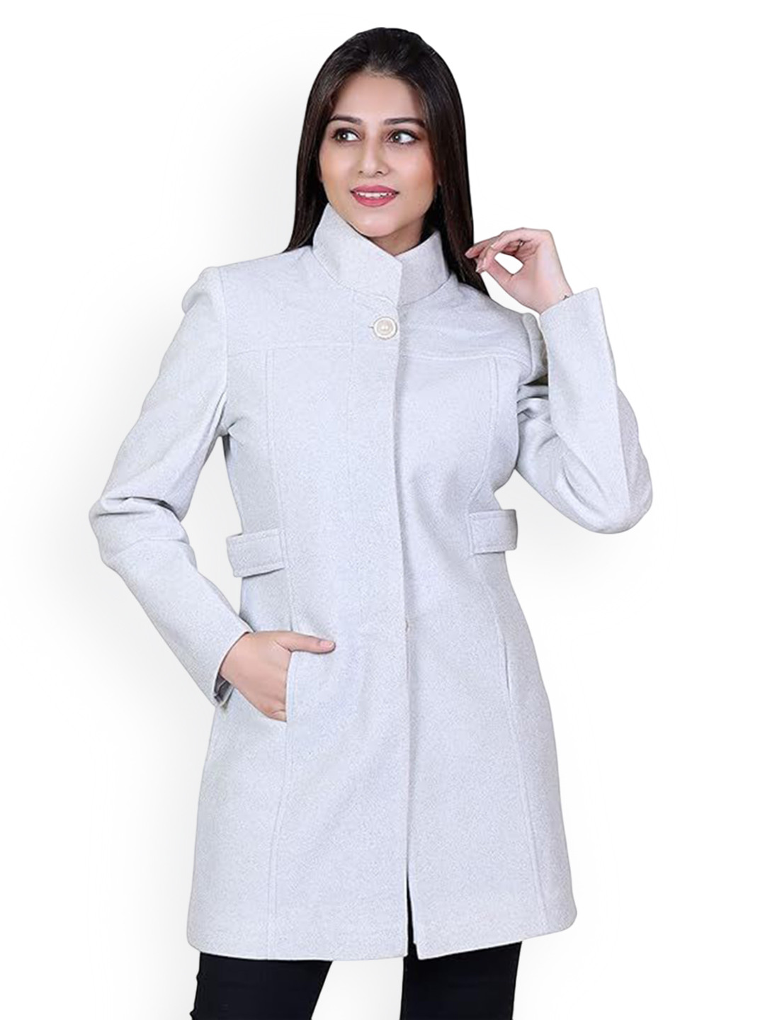 COMFY SPARROW High Collared Overcoat