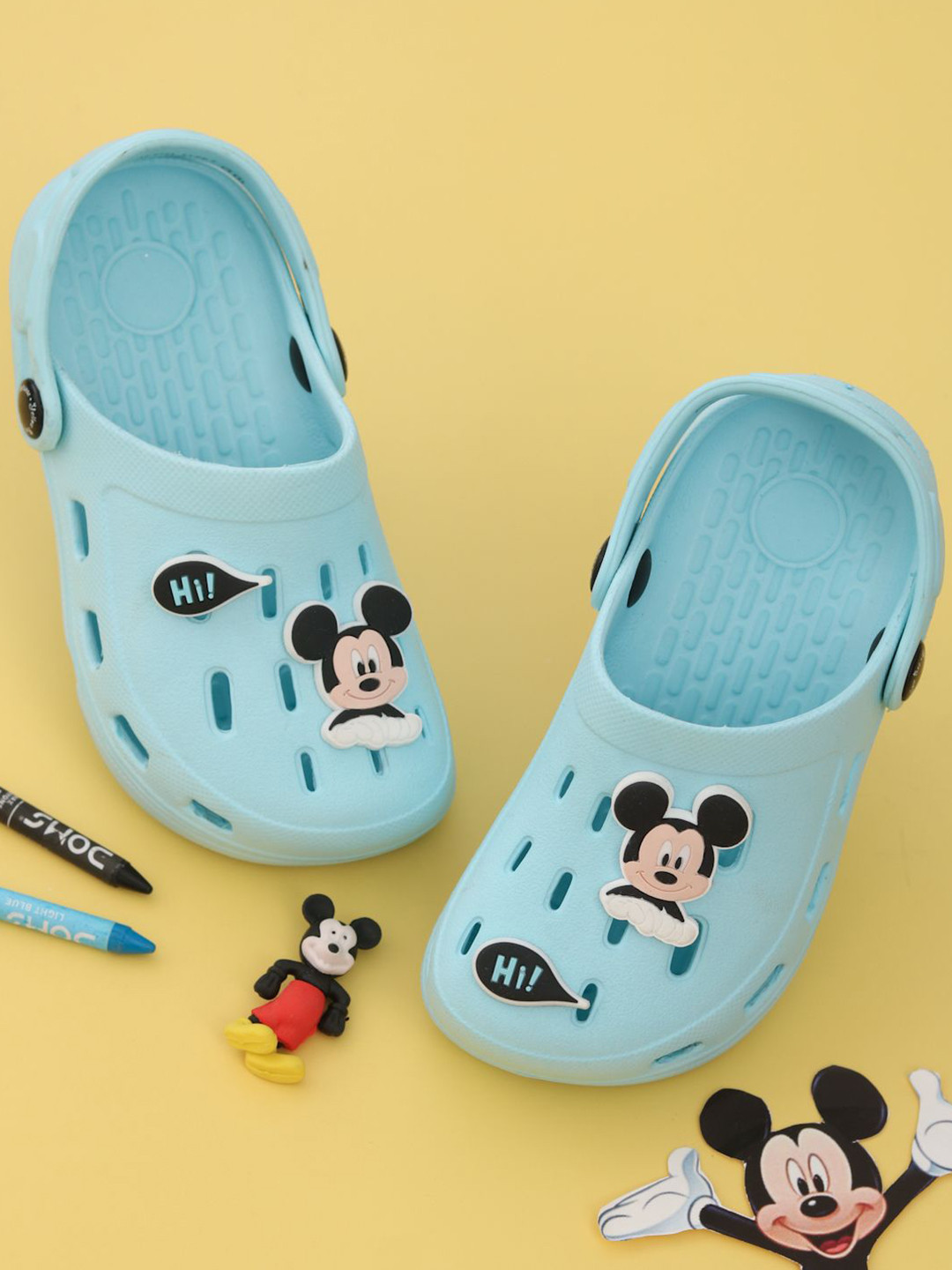 Disney By Yellow Bee Self Designed Mickey Mouse Clogs