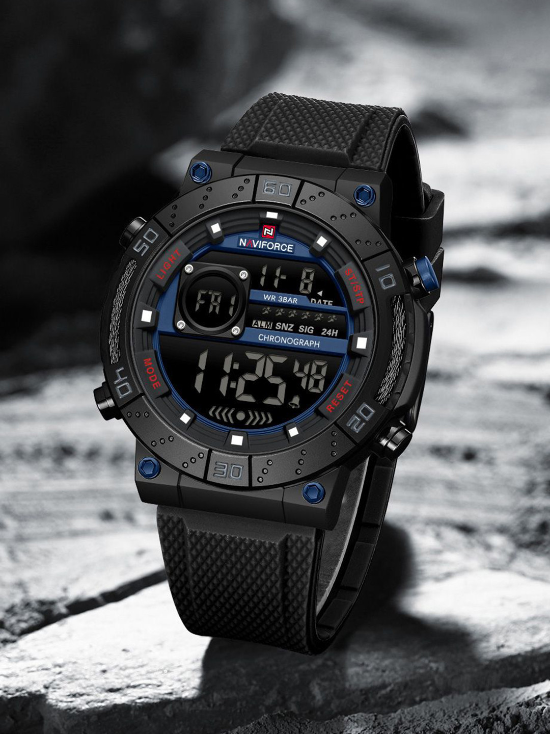 Naviforce Men Printed Dial & Straps Digital Watch NF9241T_B BE B