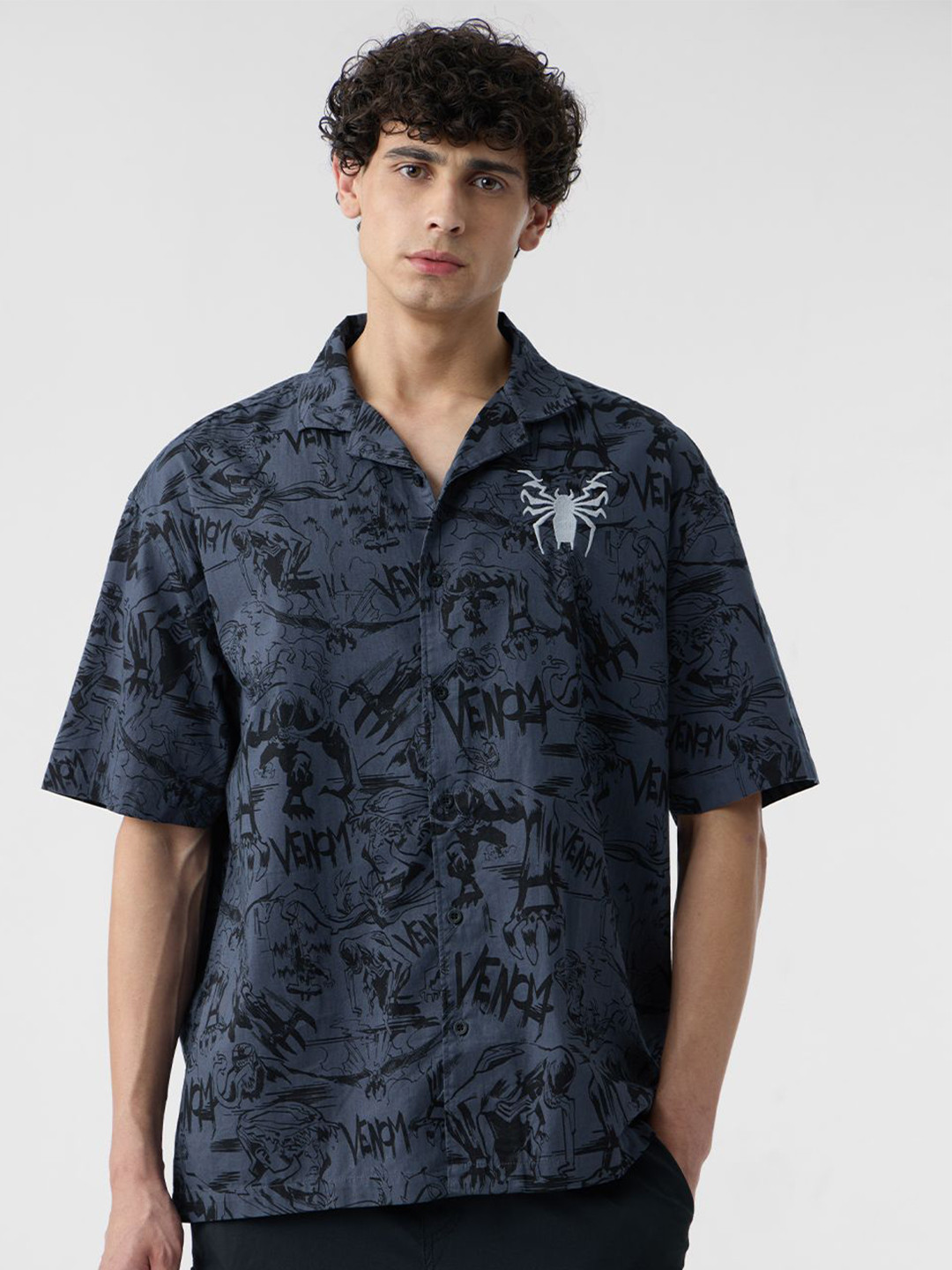 The Souled Store Men Printed Casual Holiday Shirts