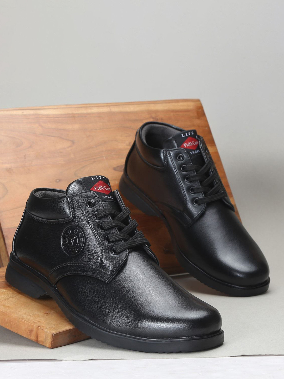 Field Care Men Leather Formal Derbys