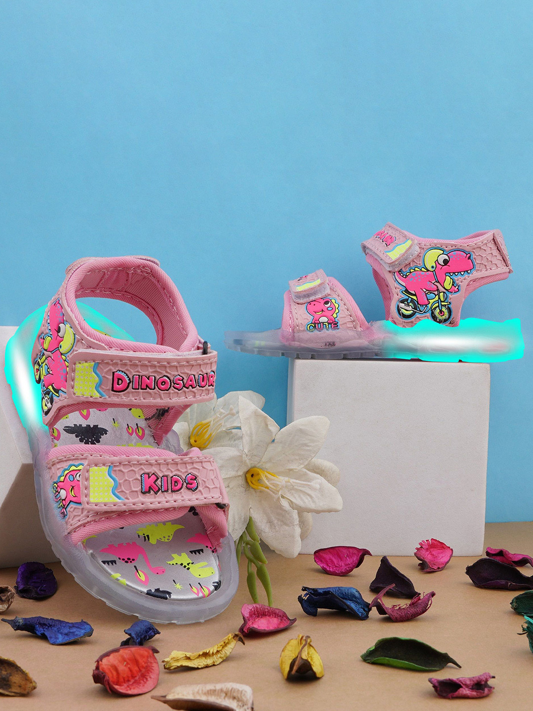 BAESD Girls Dancing Led Light  Comfort Sandals