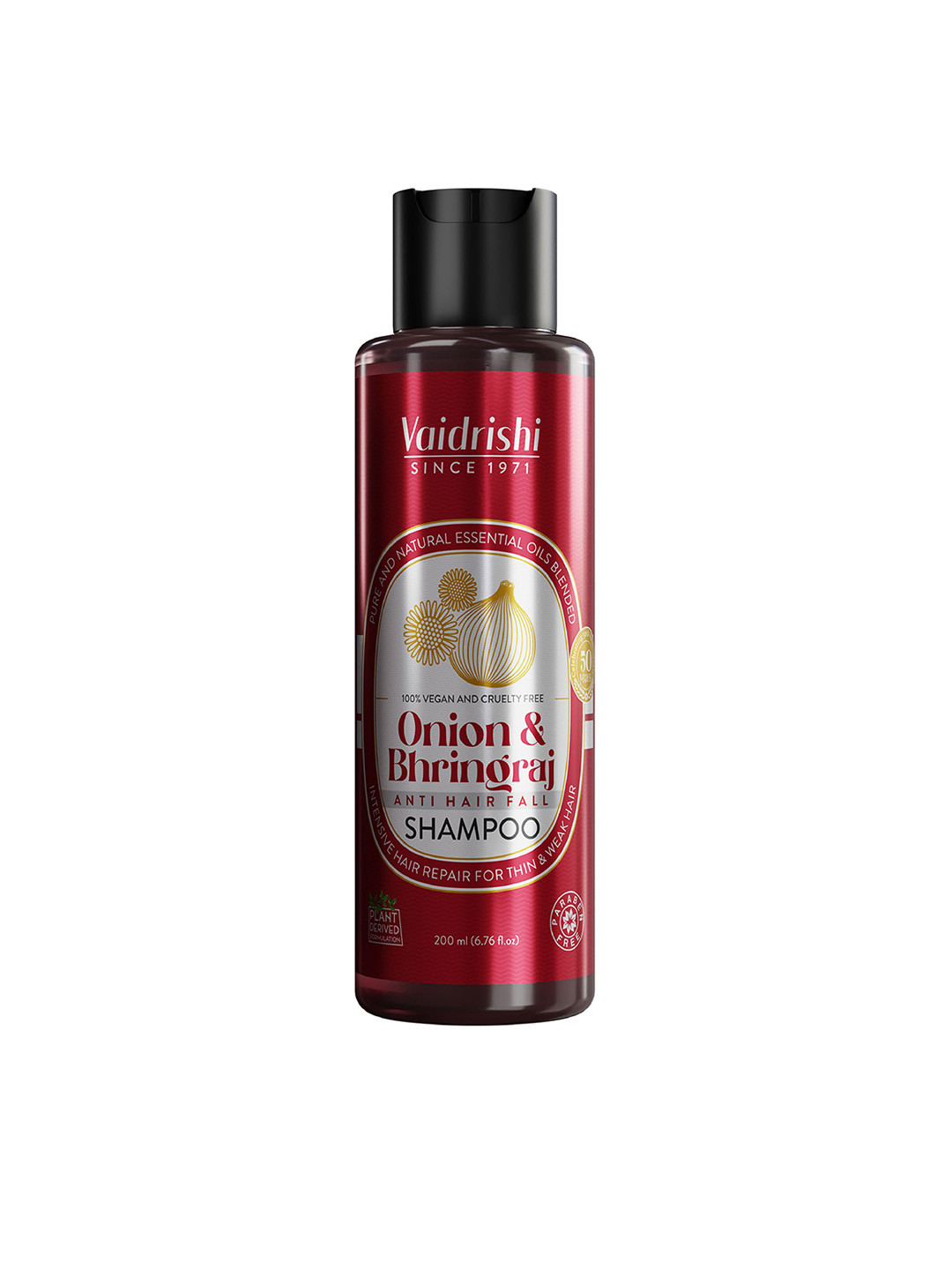 Vaidrishi Onion & Bhringraj Shampoo For Anti Hair Fall - 200 ml
