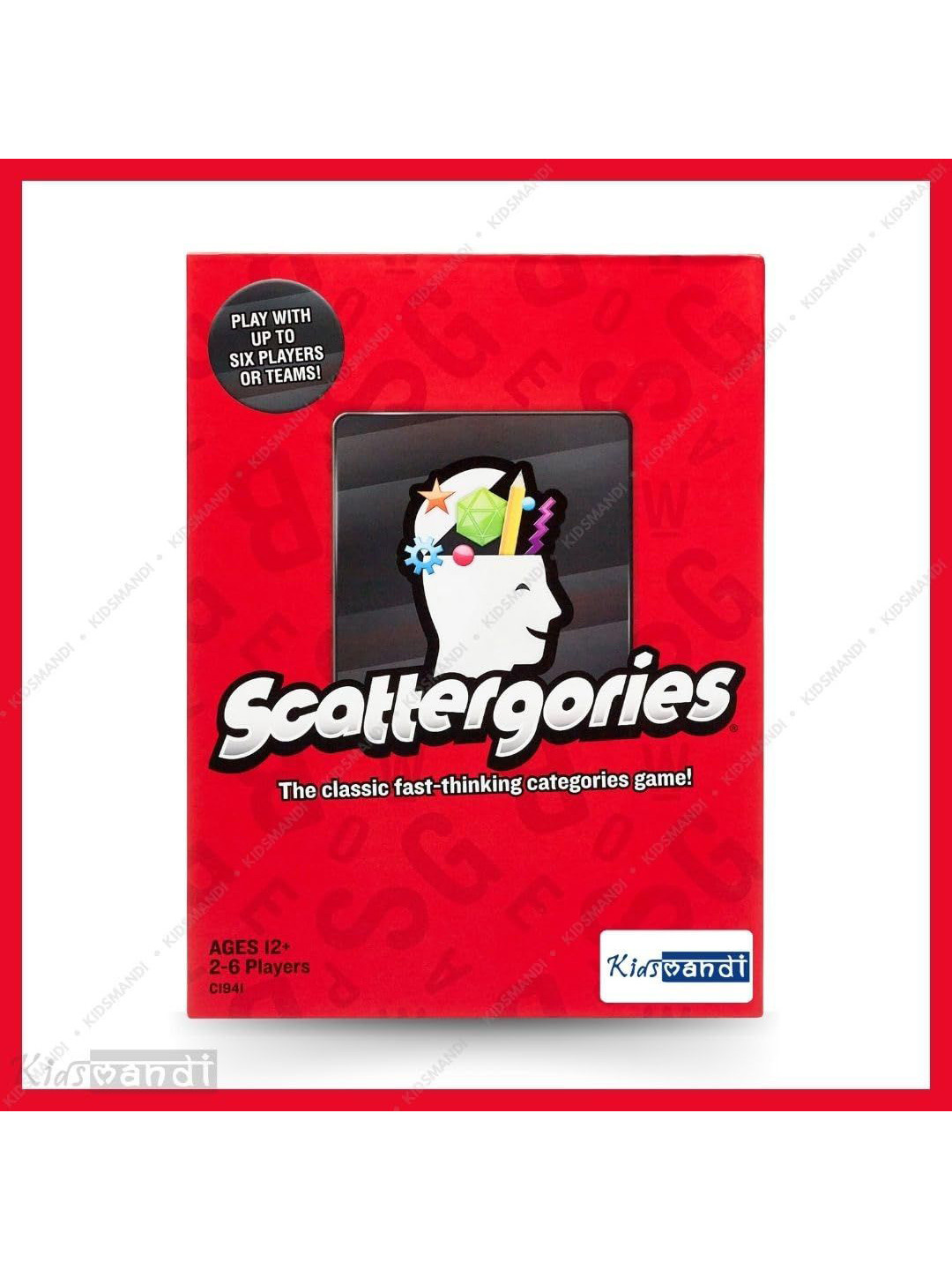 YK X Kids Mandi Scattergories Creative Word Play Game