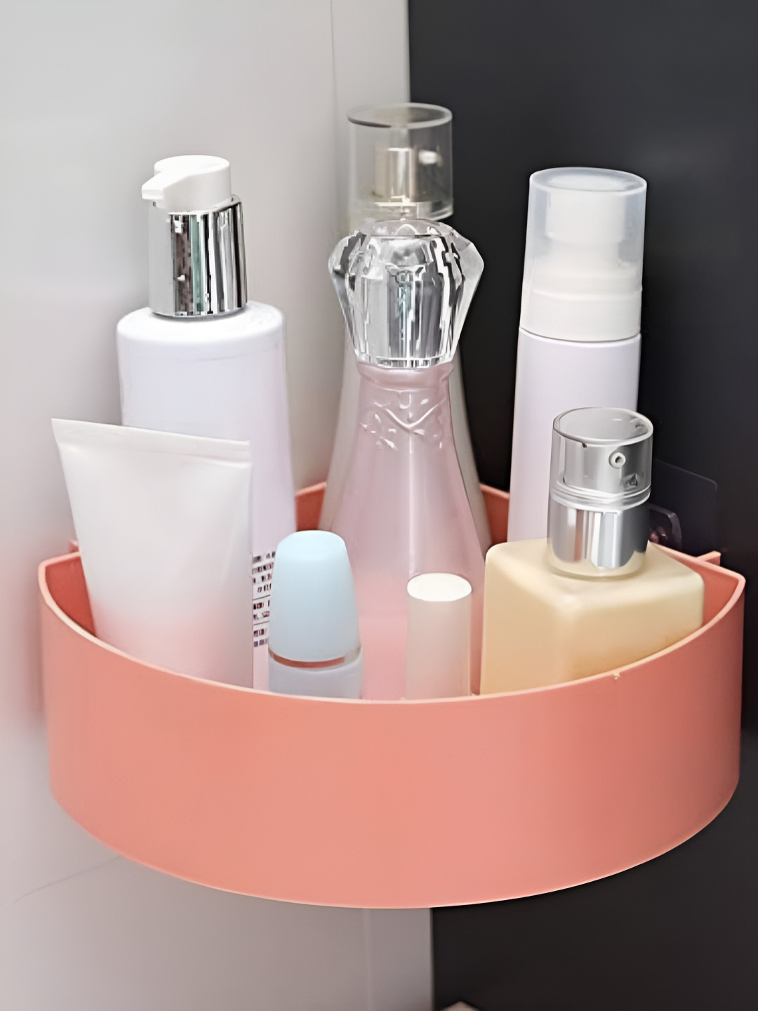 upkaranwale Orange Wall Storage Matte Bathroom Caddy