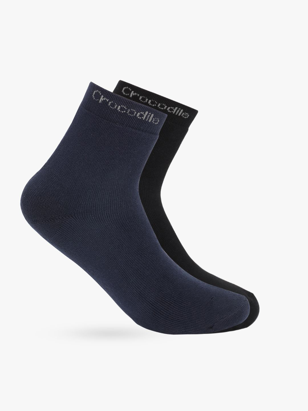 Crocodile Men Pack Of 2 Assorted Ankle-Length Socks
