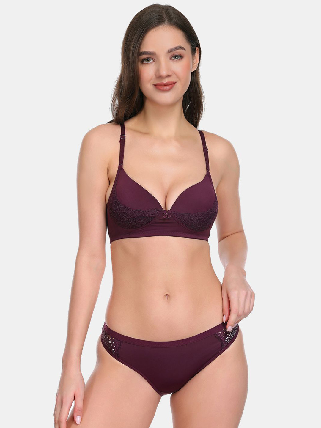 SKDREAMS Padded Lingerie Set Burberry-WN-1set