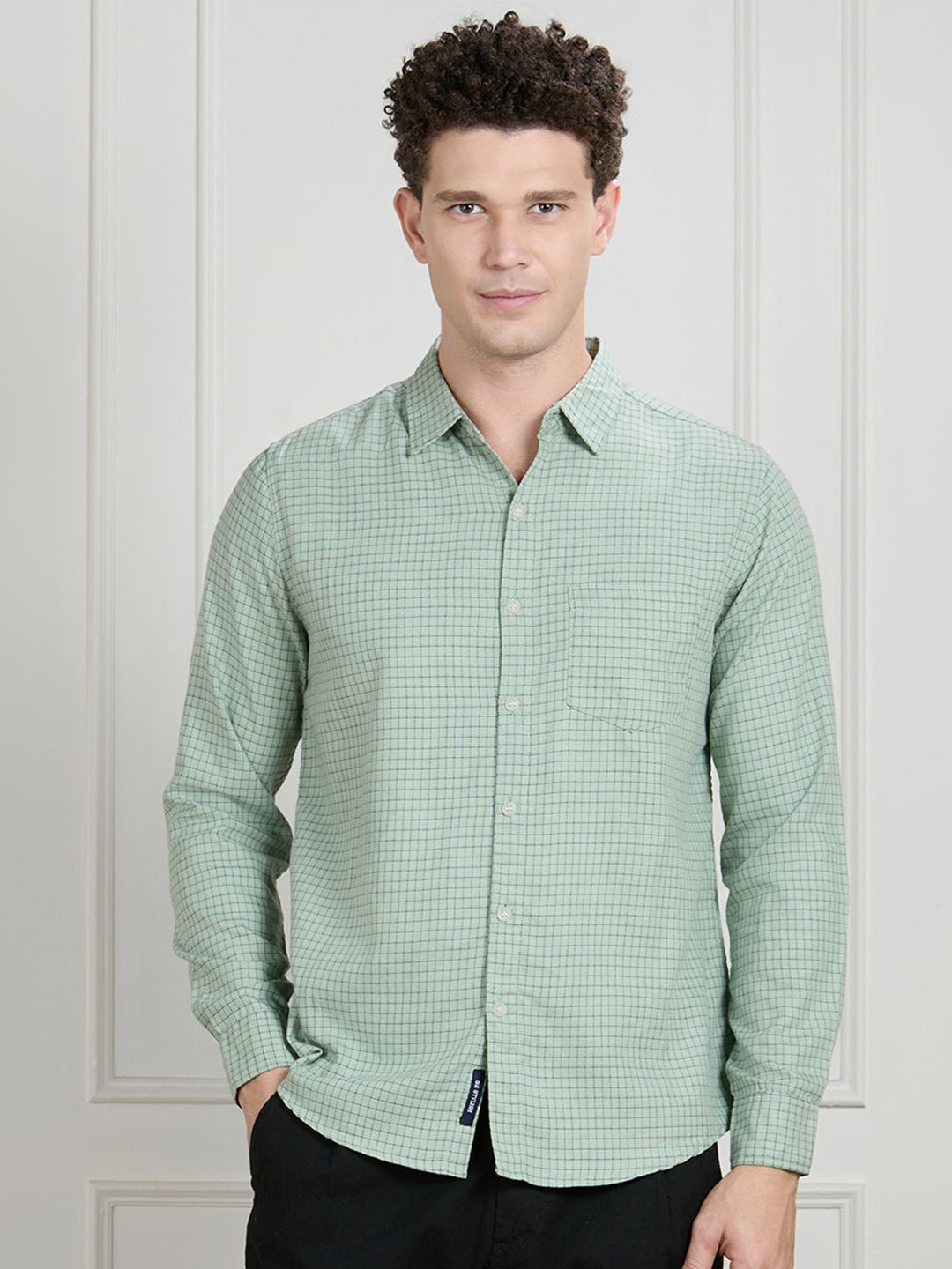 VALEN CLUB Men Premium Checked Regular Fit Casual Shirt